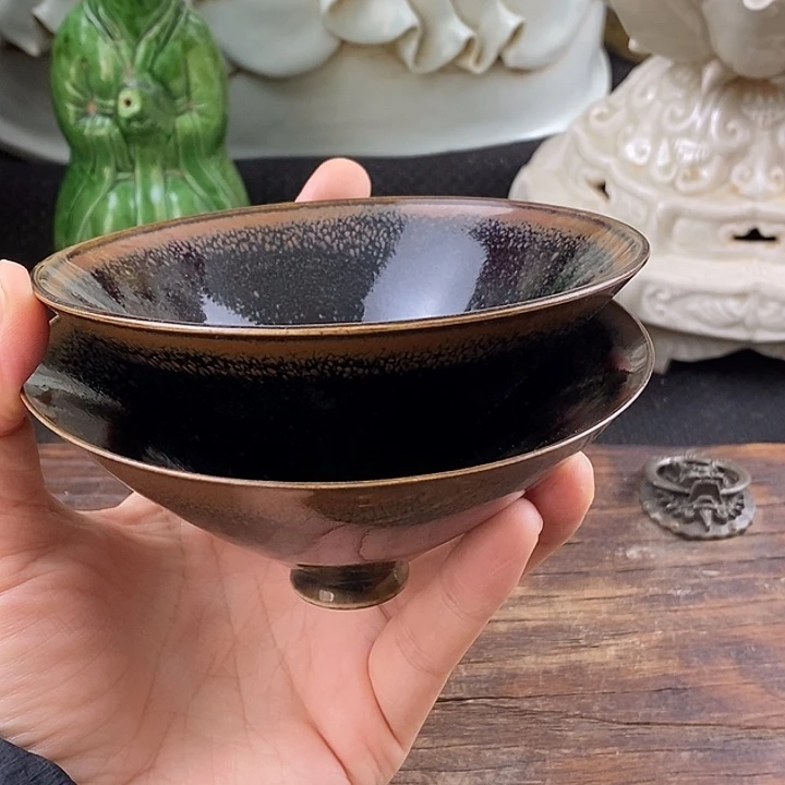 ദ***✧瓷片定窑的一对杯子
