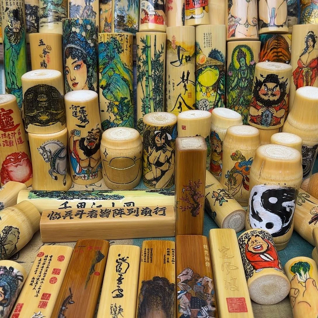 低***我竹类实心竹直播间实心竹