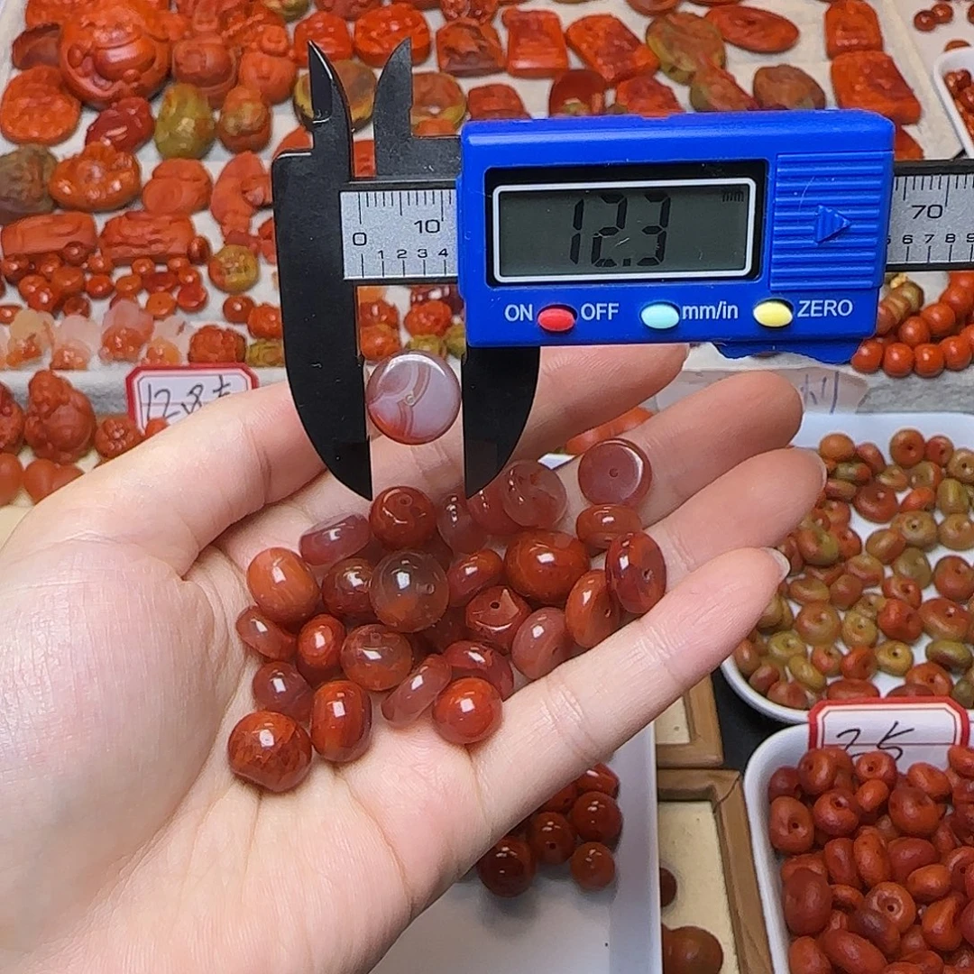 南红玛瑙未镶嵌吊坠(不含链)