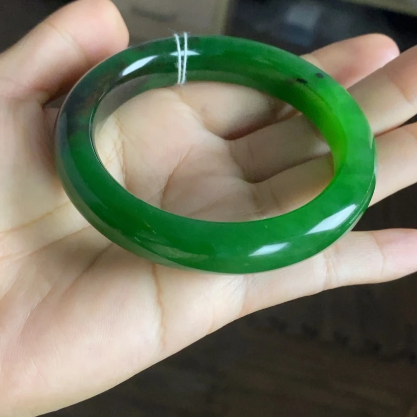【闪购商品】未镶嵌手镯和田玉（碧玉）