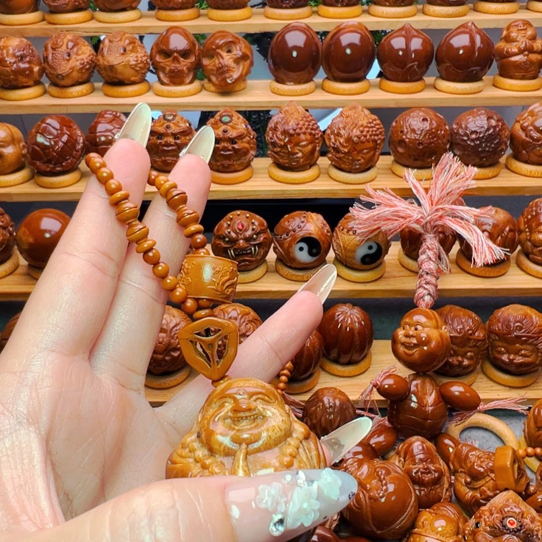 闪***️手串/手链橄榄核弥勒