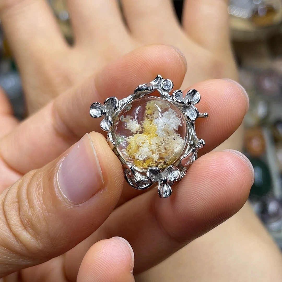 【闪购商品】水晶珠宝半成品银S925镶嵌D****Z魔盒