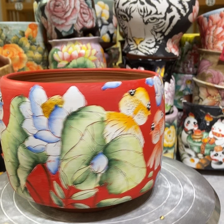 景德镇艺术手绘作品