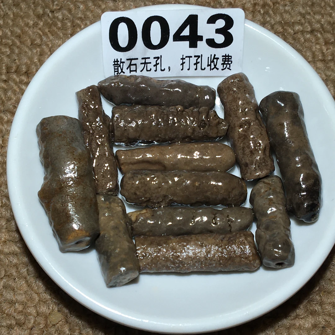 0043-0052阿拉善原石戈壁石天然糖心彩珠diy鱼缸石盆栽石