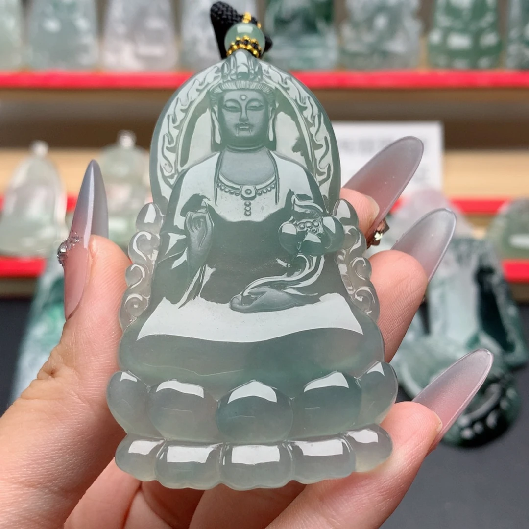 龍****颈饰未镶嵌翡翠素衣观音