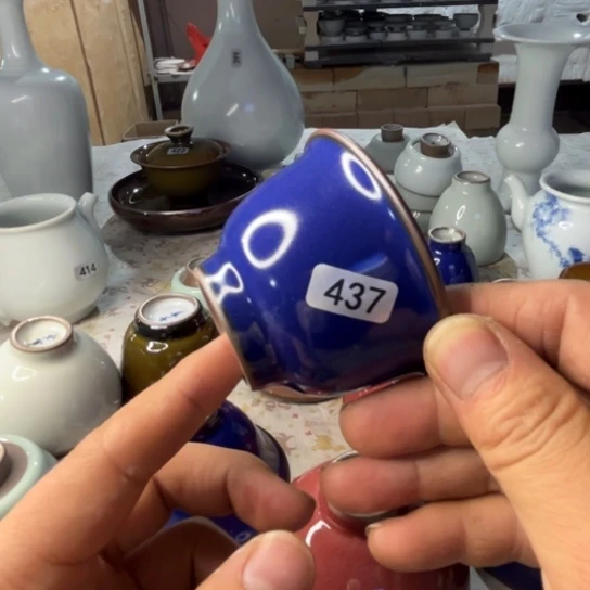 大****山汝窑佛青不开片喜欢的可以拍