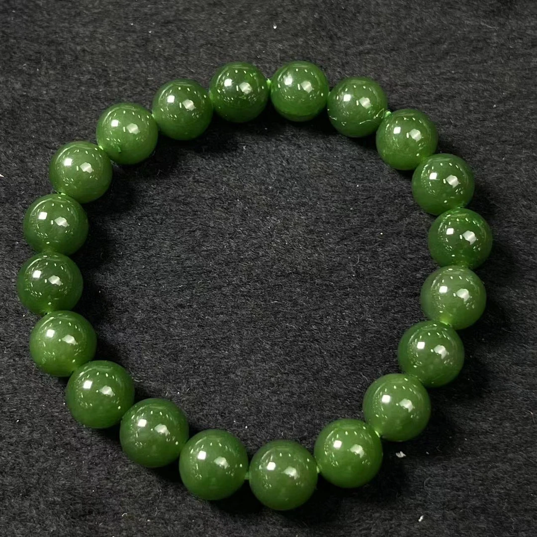 和田玉圆珠手串@k