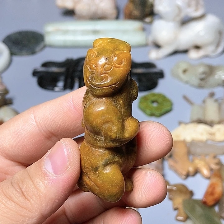 和田玉未镶嵌颈饰137