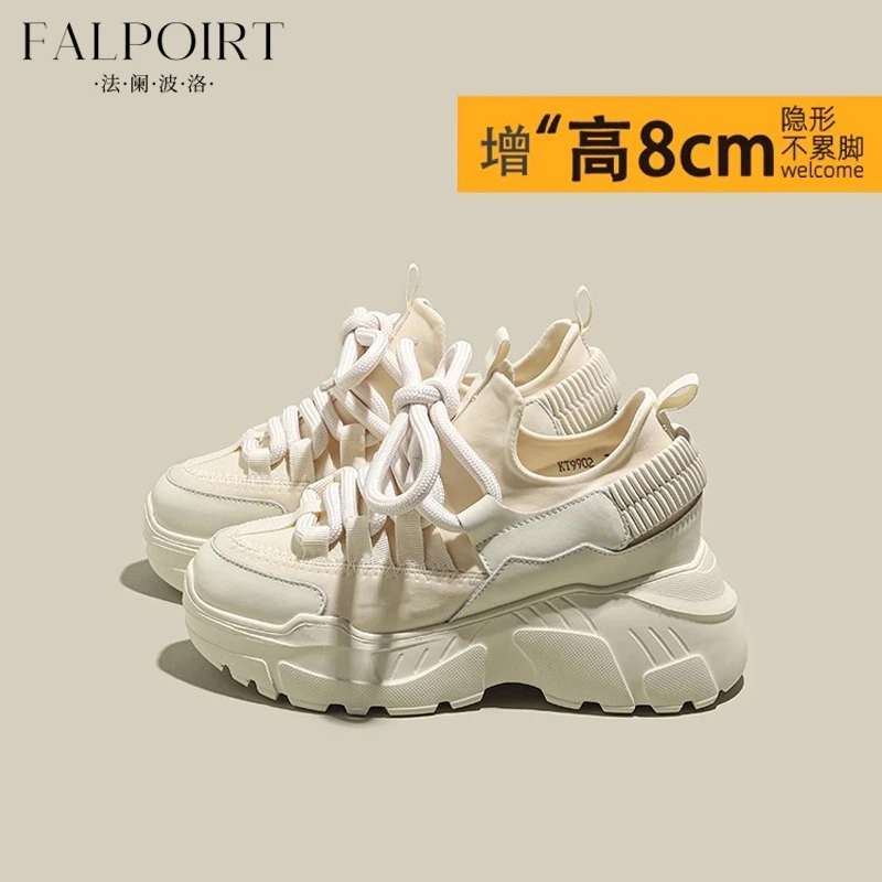 FALPOIRT潮流老爹鞋女增高显脚小秋季新款松糕软底轻便休闲运动鞋