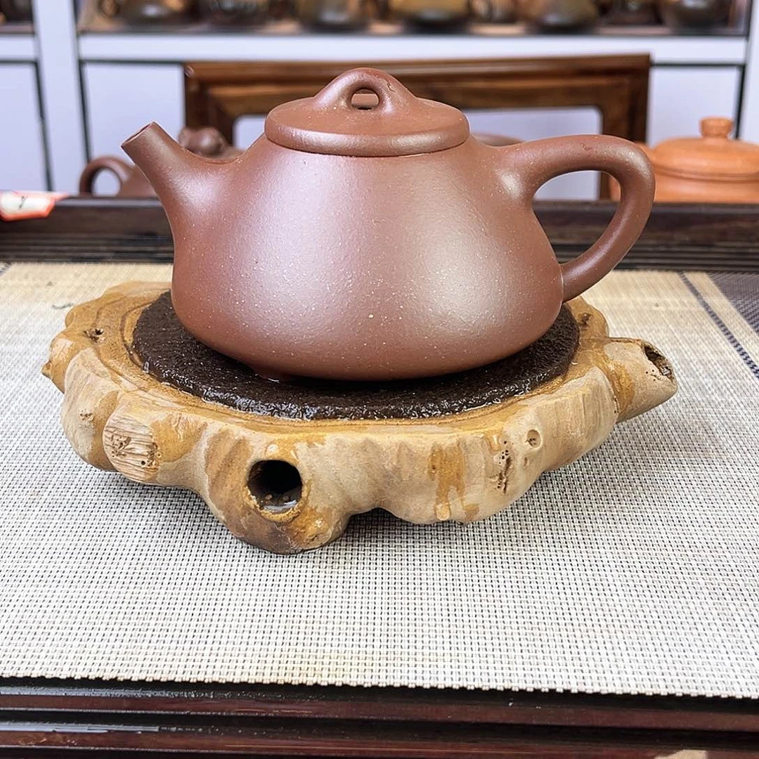 紫砂茶壶宜兴紫砂底槽青250c c