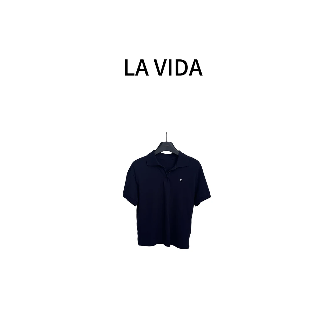 LA VIDA-夏日必备T恤翻领短袖POLO衫