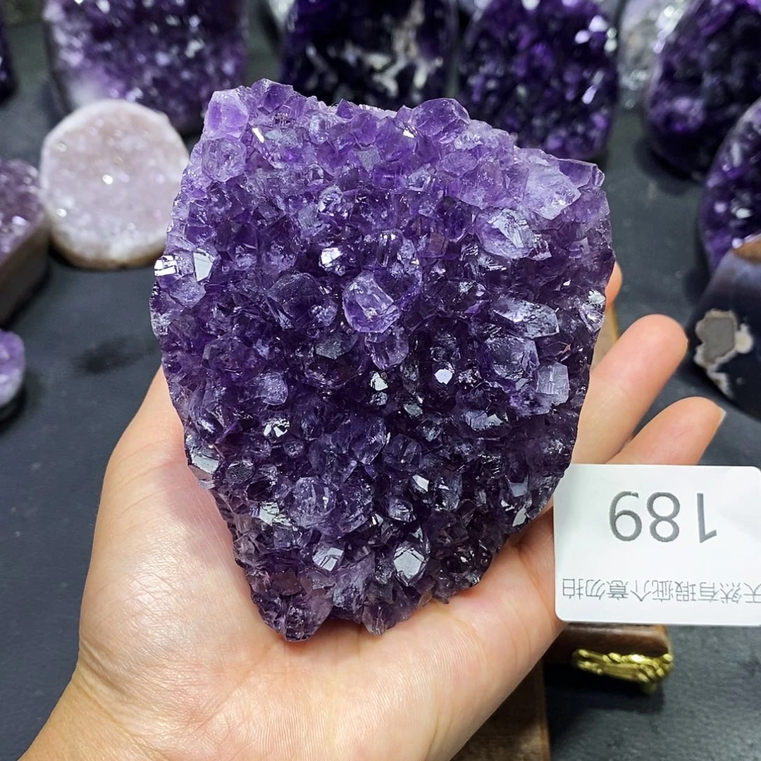紫晶珠宝半成品未镶嵌
