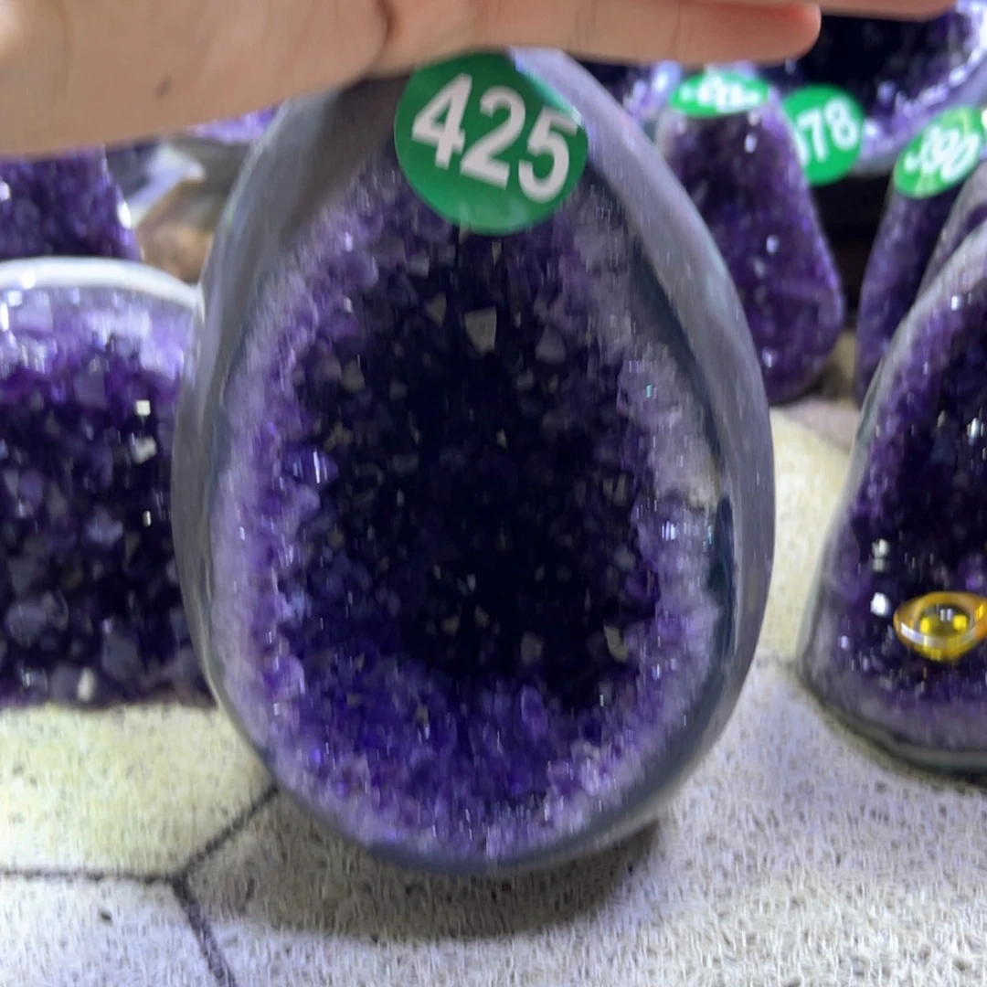 紫晶摆件未镶嵌无***~紫水晶