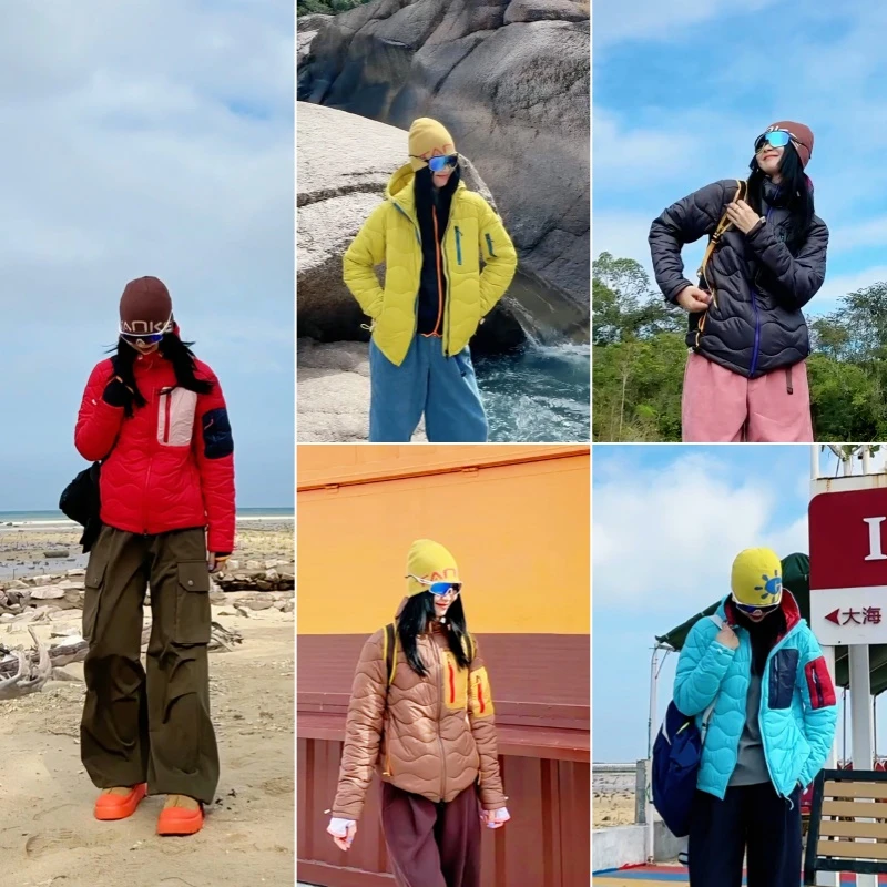 ekaso【PLantcoft·p棉】大头同款！顶流面包吐司撞色连帽外套