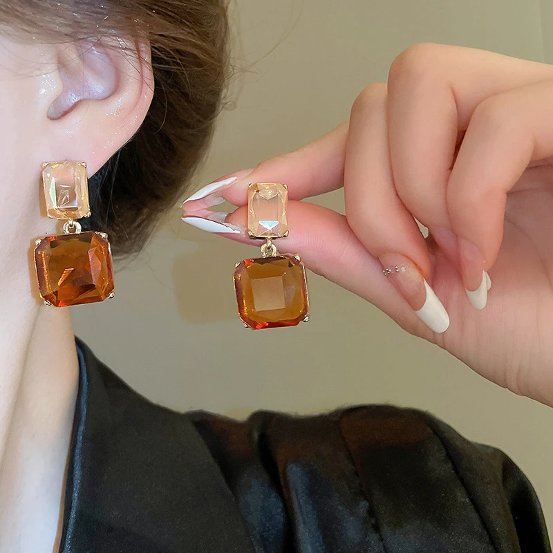 铜合金耳饰 铜合金 时尚大气 女士耳环-5865