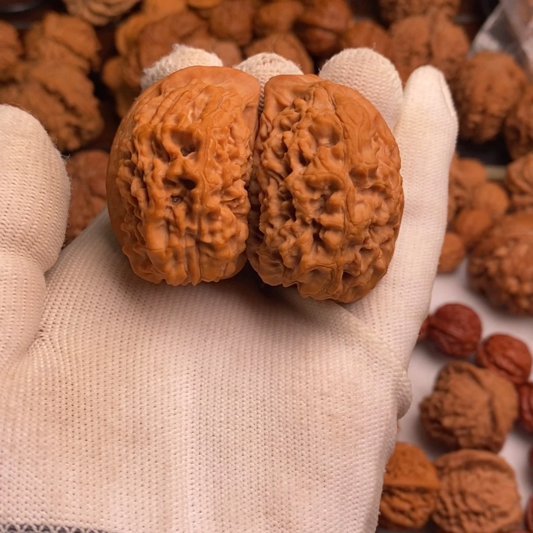 文玩核桃吊坠官帽半壁