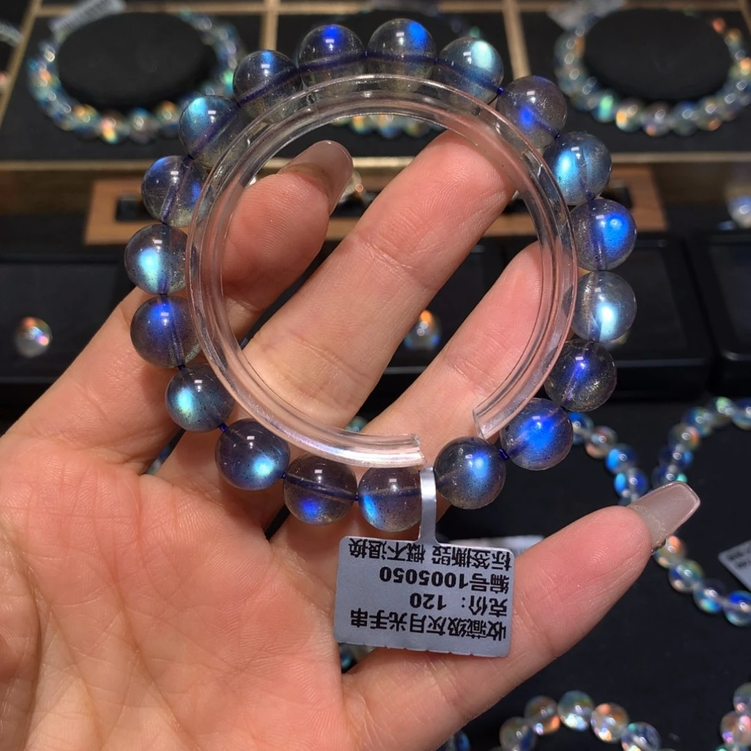 拉长石手串未镶嵌10