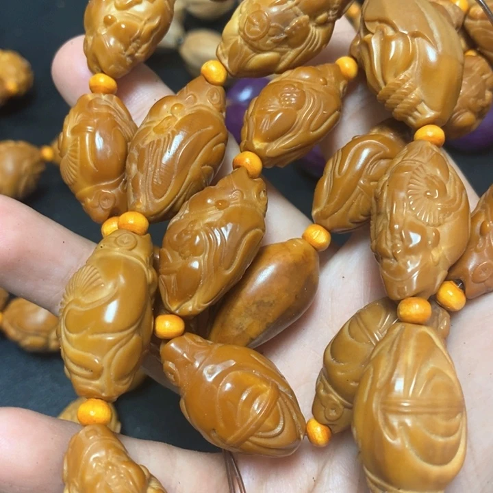 手串/手链橄榄核橄榄微瑕元甲财神