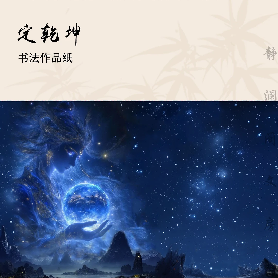 【玉版作品纸 • 定乾坤】静澜阁毛笔书法长卷书画纸作品纸参展