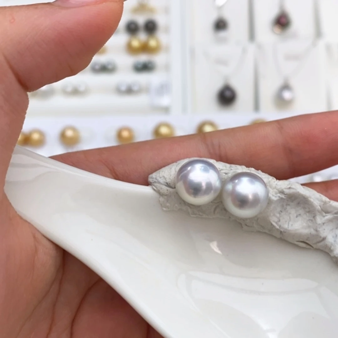 未镶嵌裸珠海水珍珠澳白珍珠裸珠10.8mm