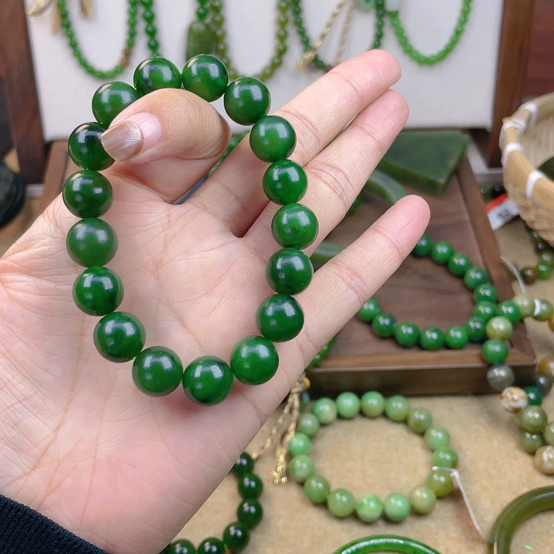 未镶嵌手链和田玉悟*12