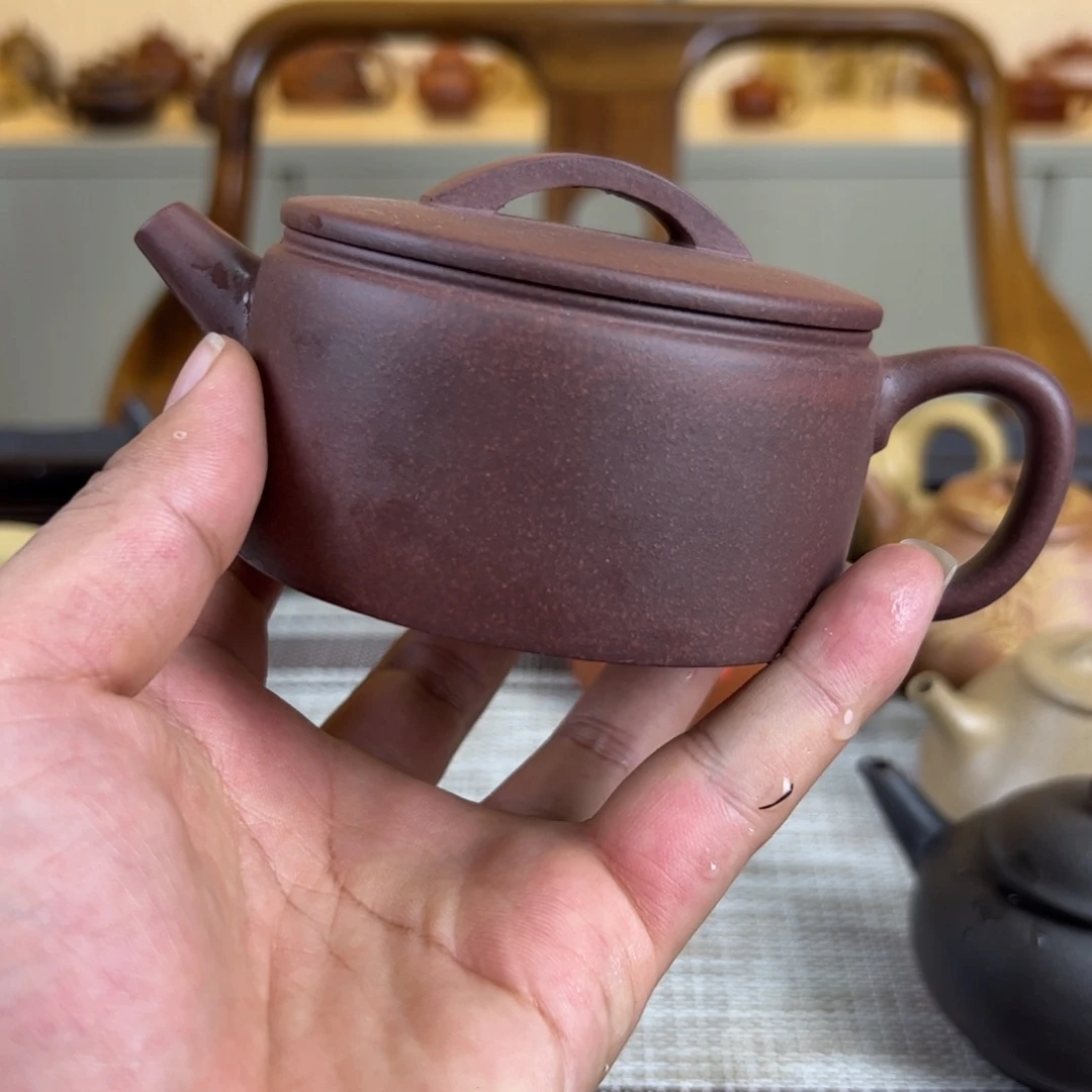 茶壶紫砂半手工汉瓦