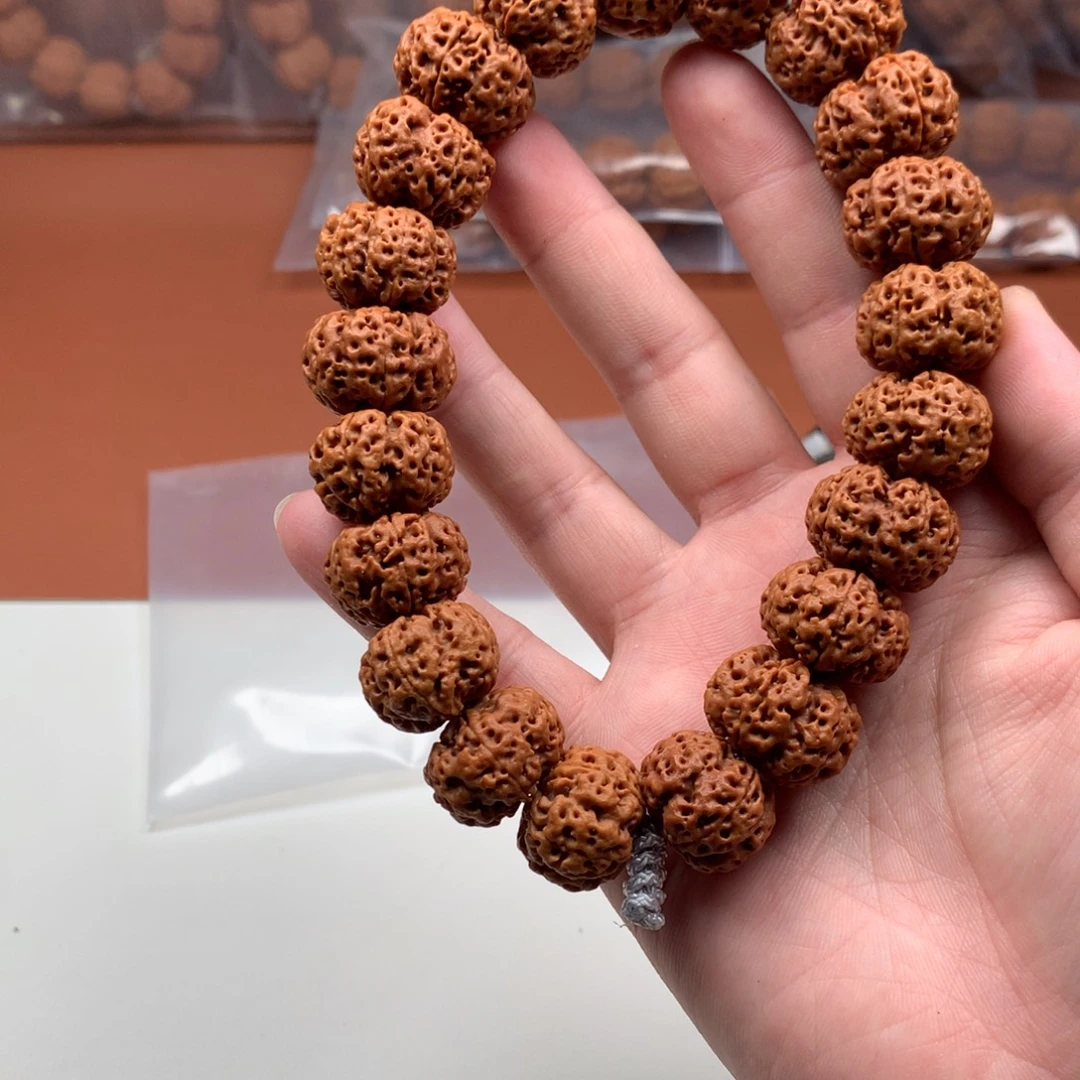 金刚菩提手串21尺寸飞碟纽扣手持21颗籽