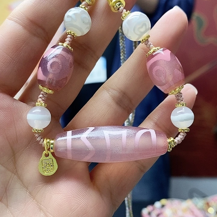玛瑙/玉髓颈饰合金