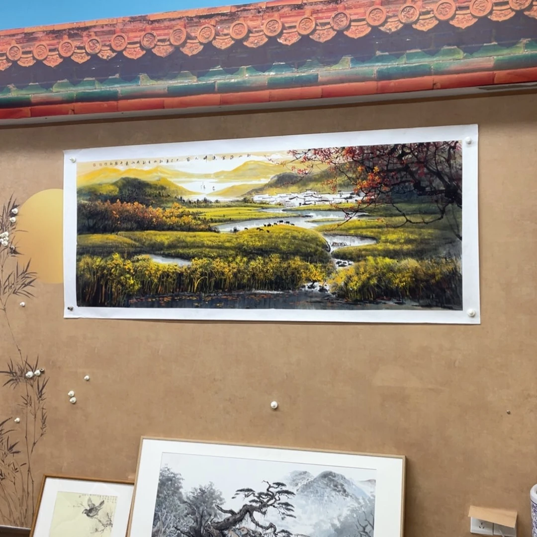 国画李有训老师，山水