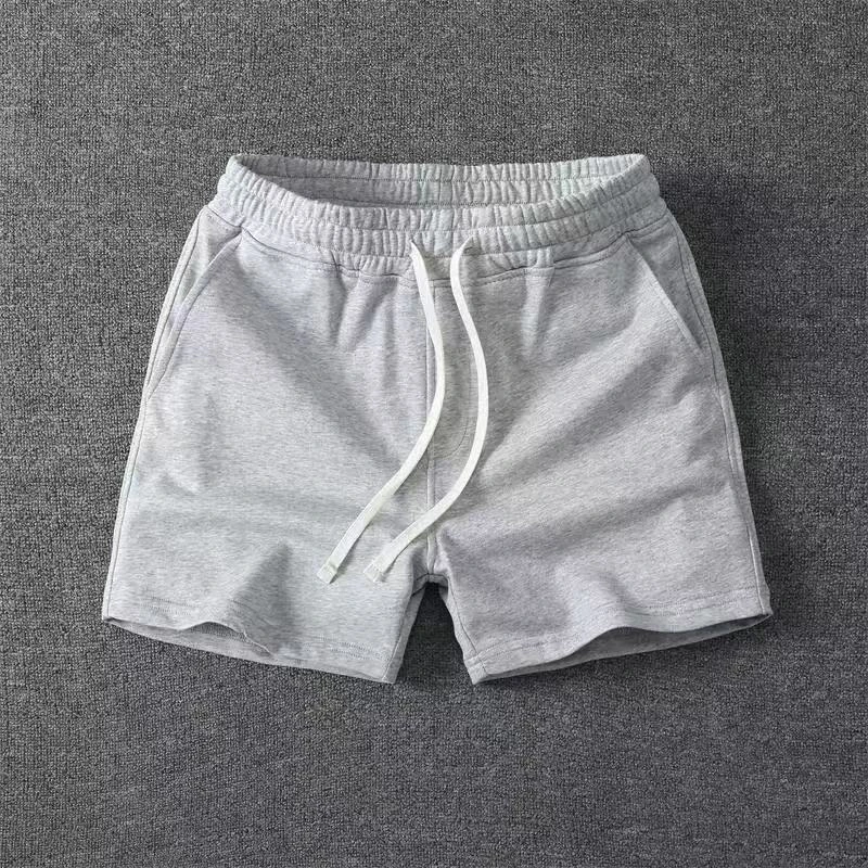 运动短裤四分男健身跑步休闲三分裤男夏季弹力百搭超短裤3分裤潮