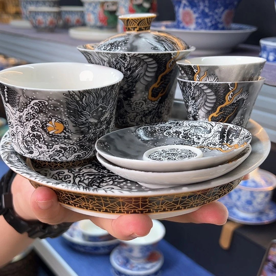 盖碗里的水煮开后放