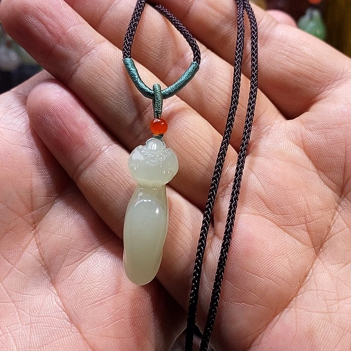 遥***风和田玉（糖玉）未镶嵌手链