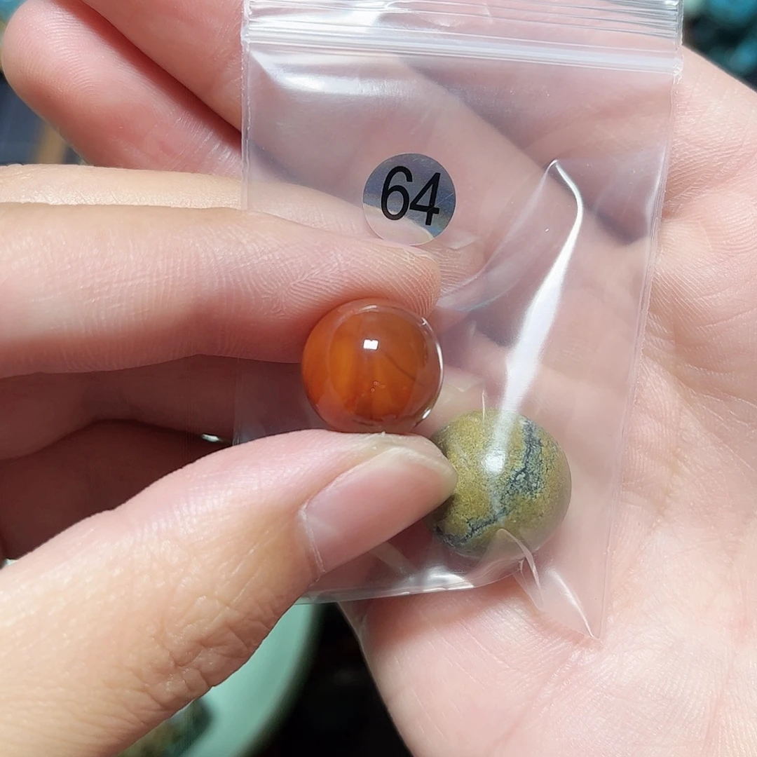珊***猪未镶嵌圆珠桶珠老型手串！！玛瑙/玉髓