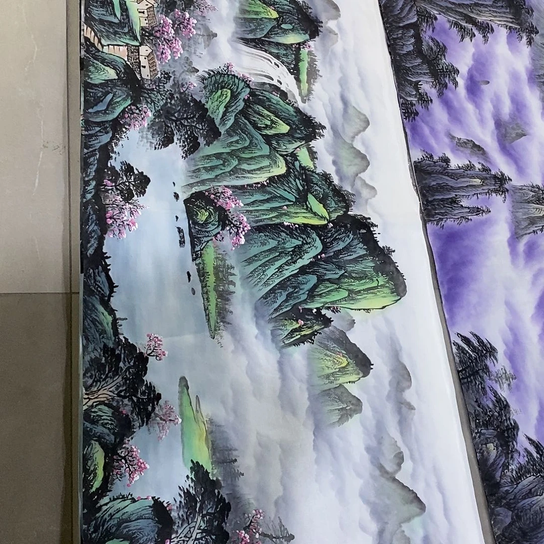 国画画画真的画画