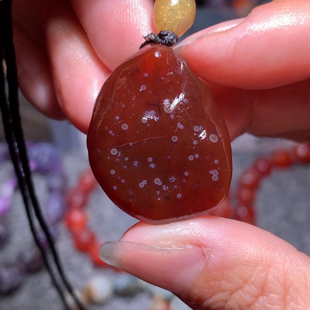 未镶嵌玛瑙/玉髓珠宝半成品