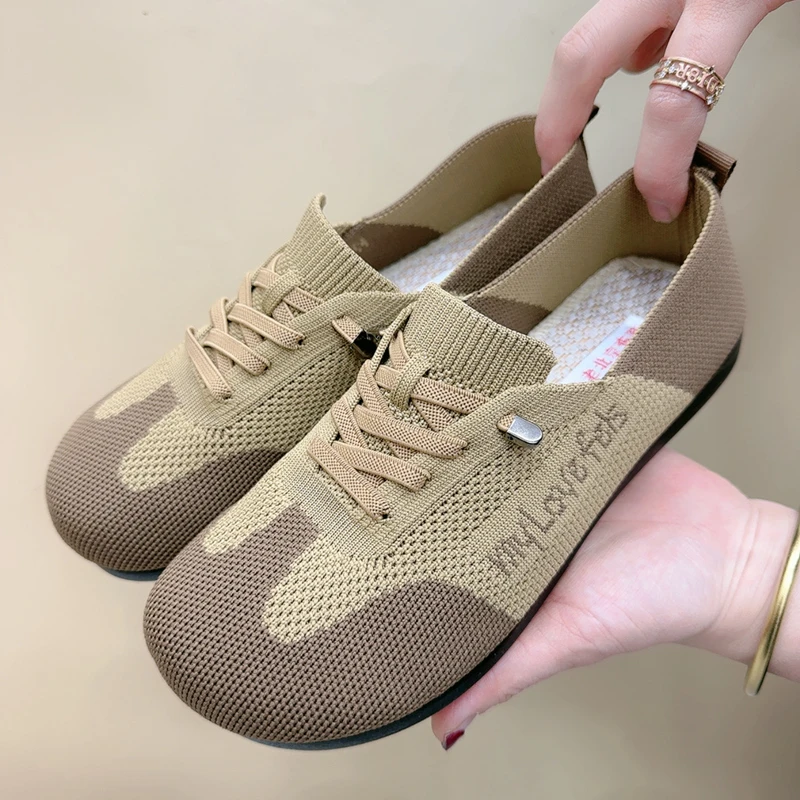 德训鞋女2025夏季新款软底防滑老北京布鞋女休闲鞋平底舒适阿甘鞋