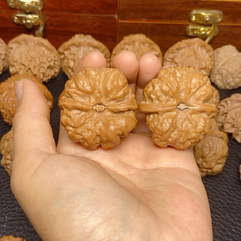 【闪购商品】吊坠文玩核桃北****猫蛙蛙40