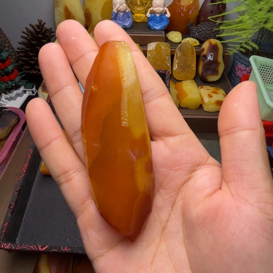 定制琥珀未镶嵌琥珀蜜蜡原石定制