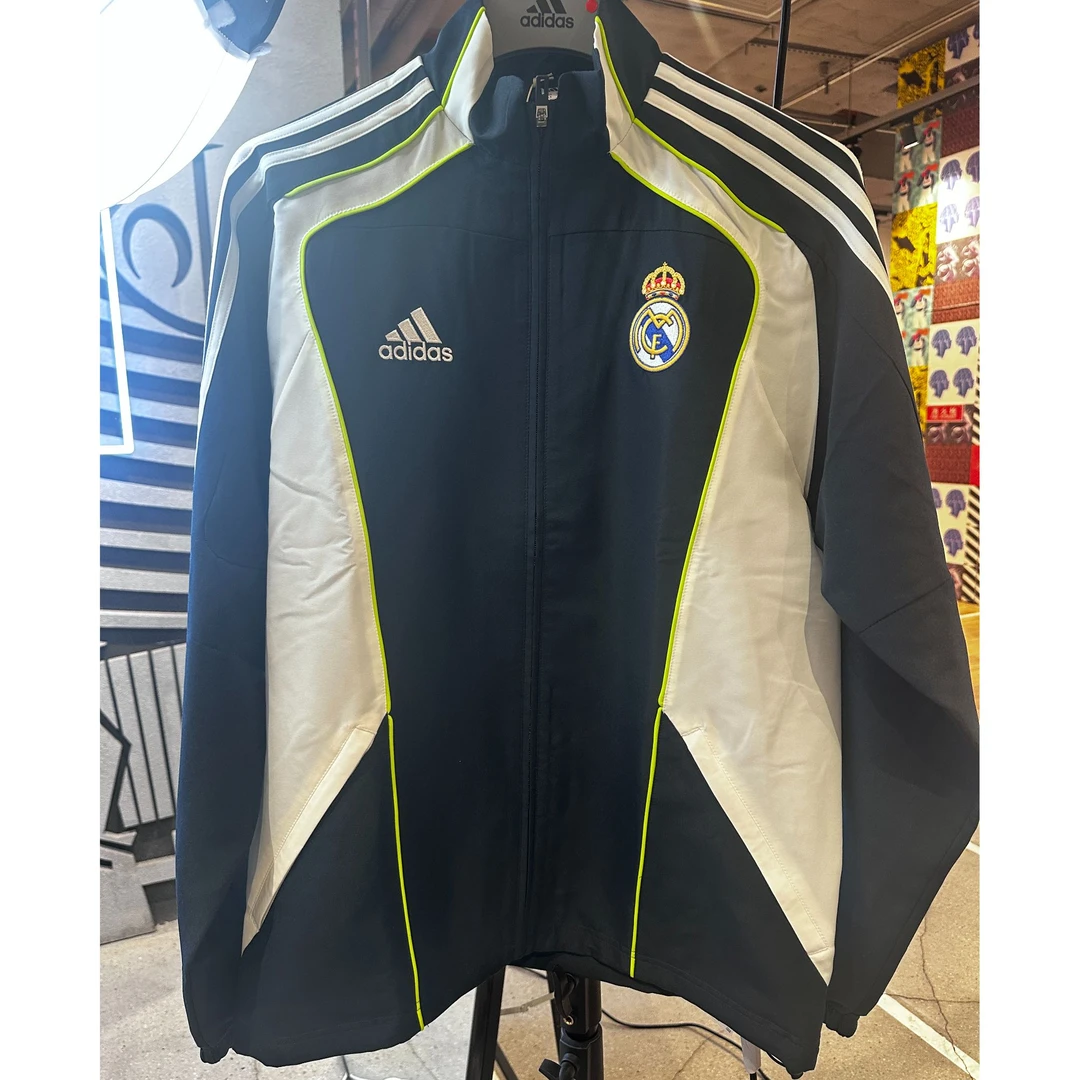 adidas/阿迪达斯【王府井AD】男子足球皇马联名修身夹克外套JF2575