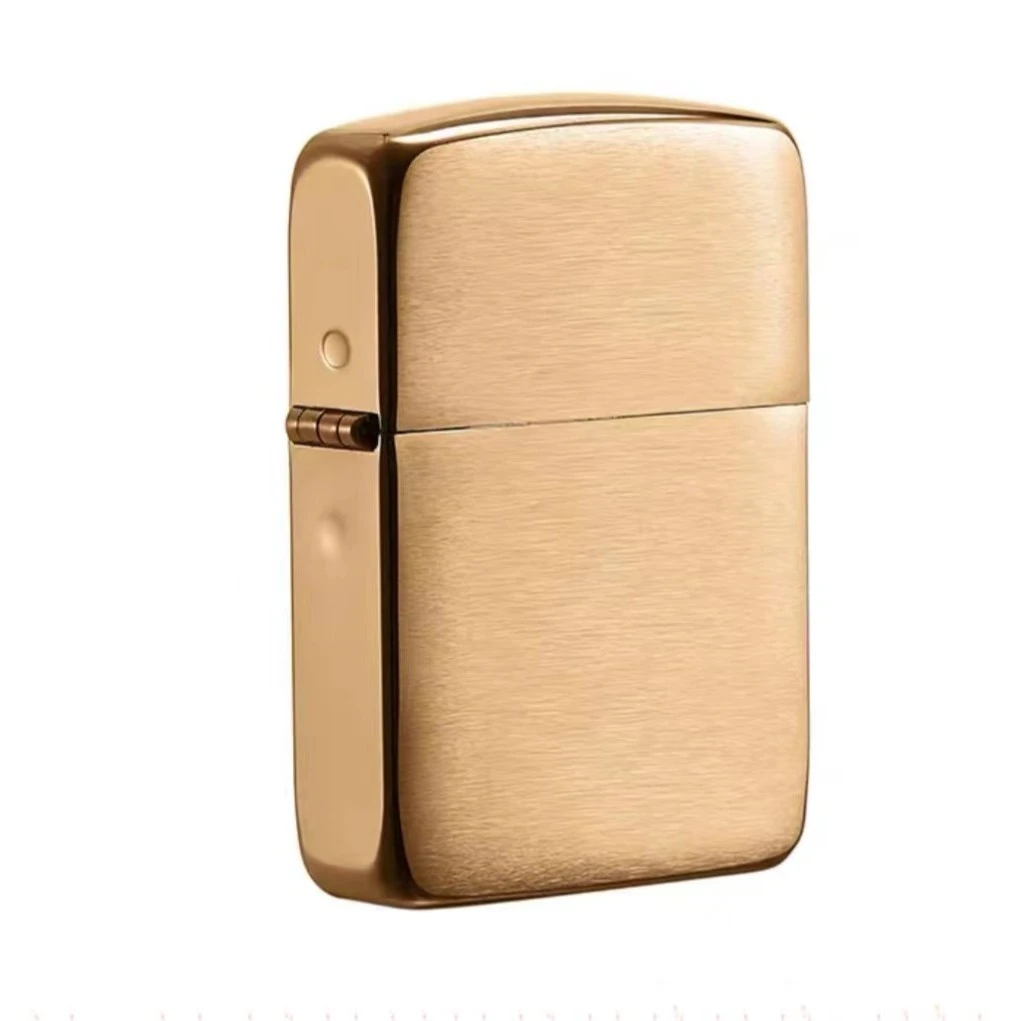 ZIPPO打火机/美版-1941B-黄铜拉丝-1941光板【凯亚1】MBJ1