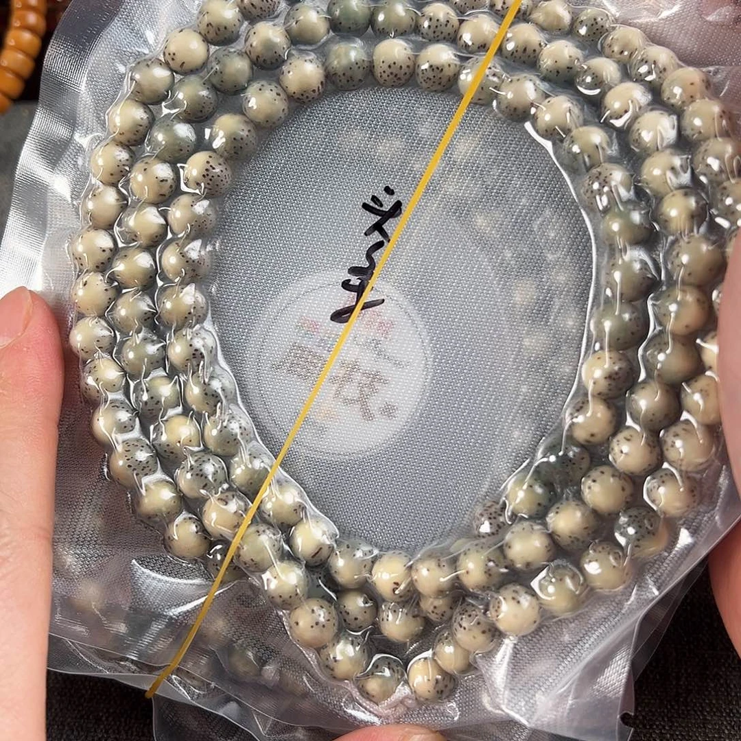 星月菩提吊坠定制河豚长串圆珠8×8