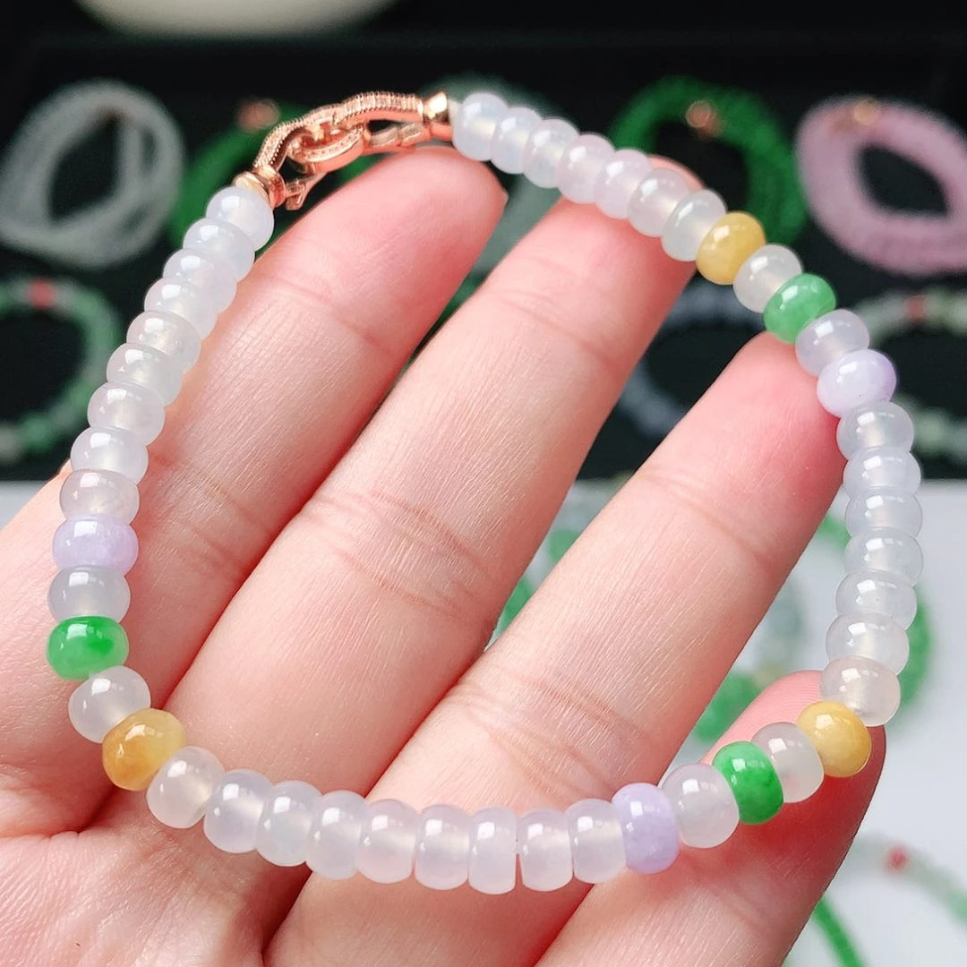 未镶嵌手链翡翠翡翠