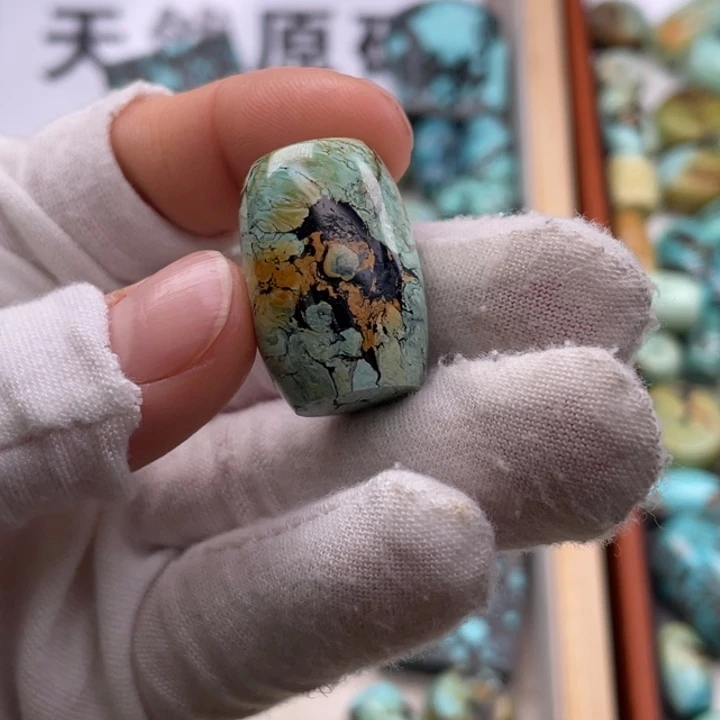 绿松石珠宝奇石未镶嵌庆*年