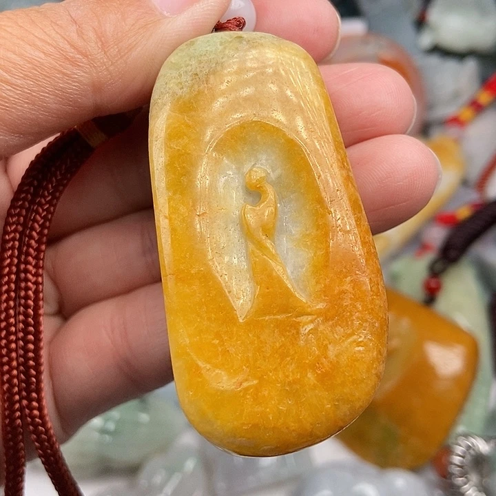 未镶嵌挂件翡翠翡翠