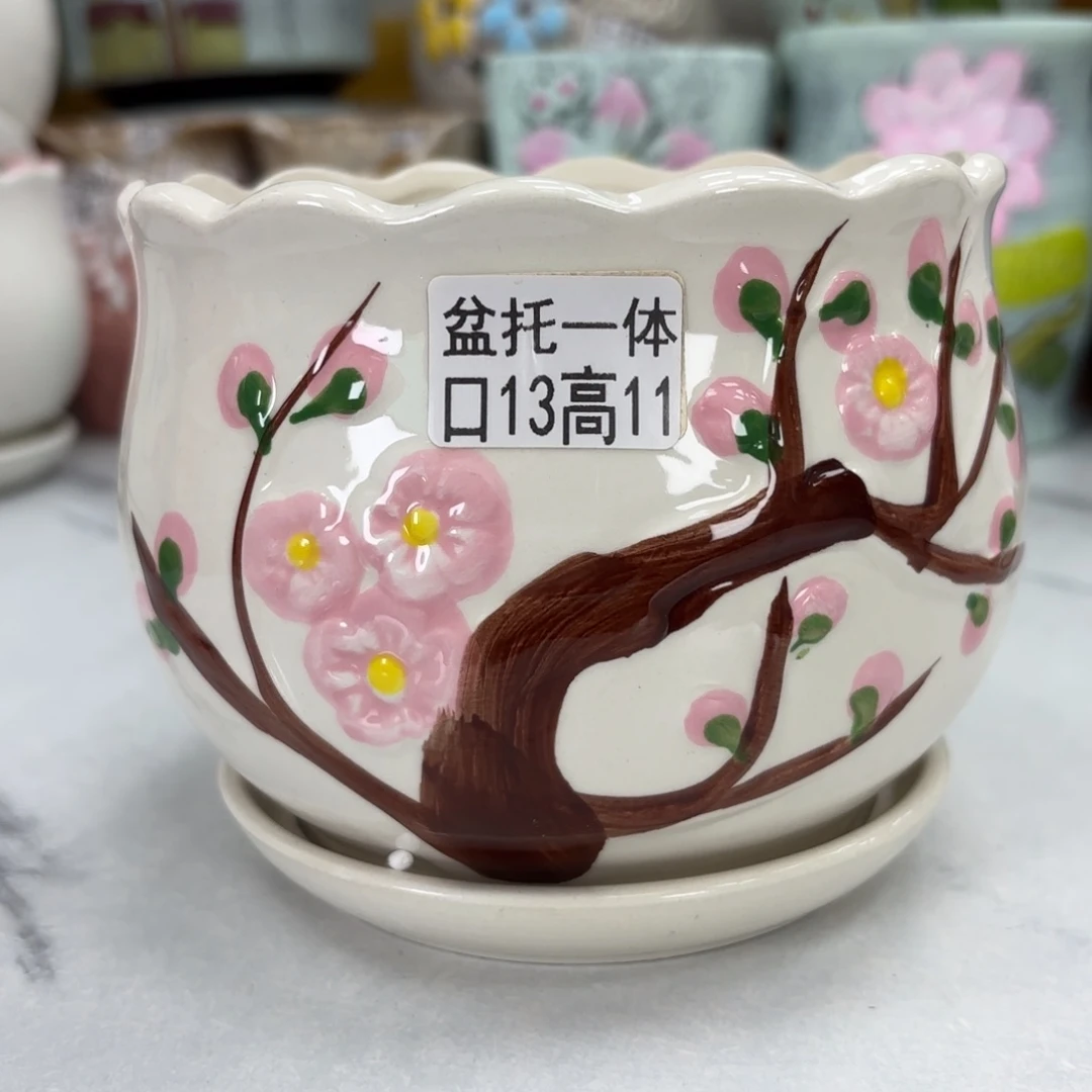 @夏西陶瓷花盆@@5886