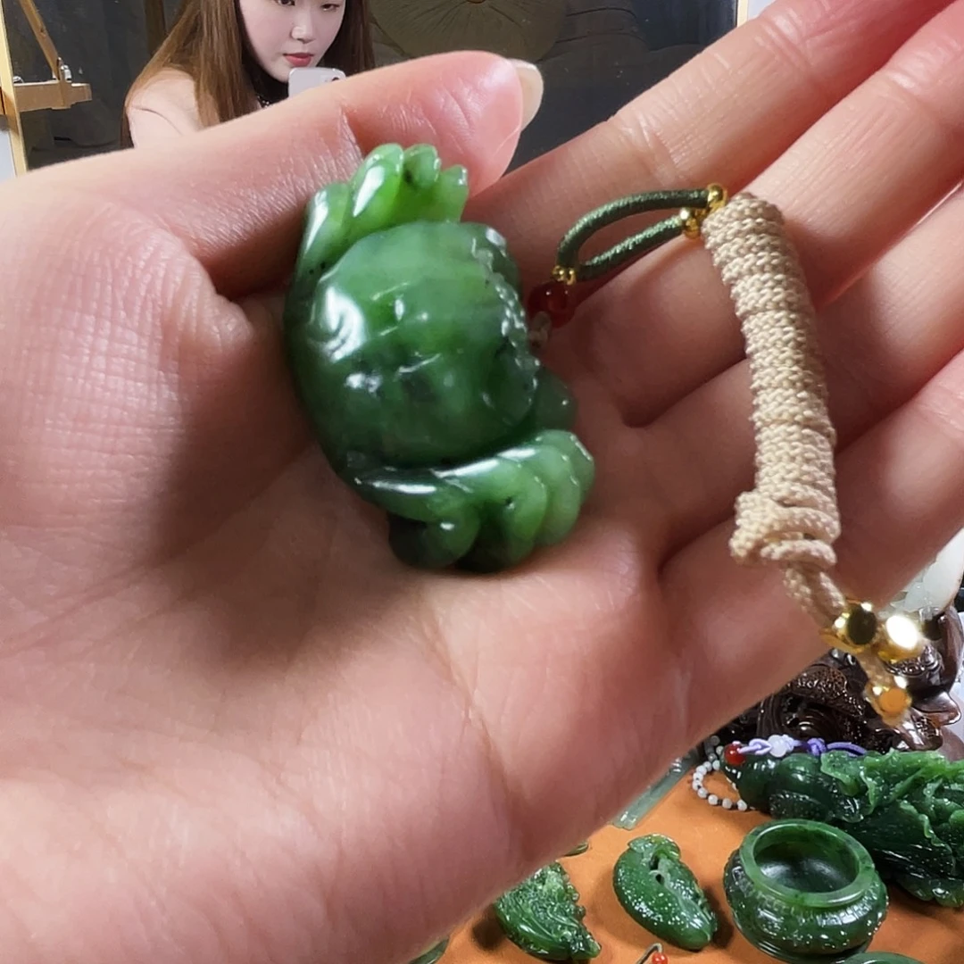 和田玉（碧玉）未镶嵌挂件