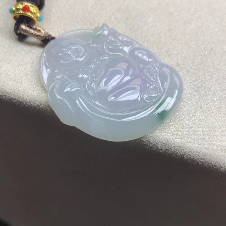 翡翠未镶嵌颈饰吊坠