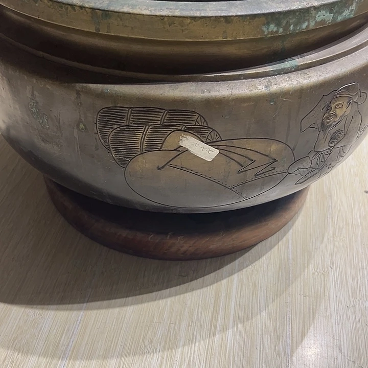 ^***^铜中古工艺品摆件