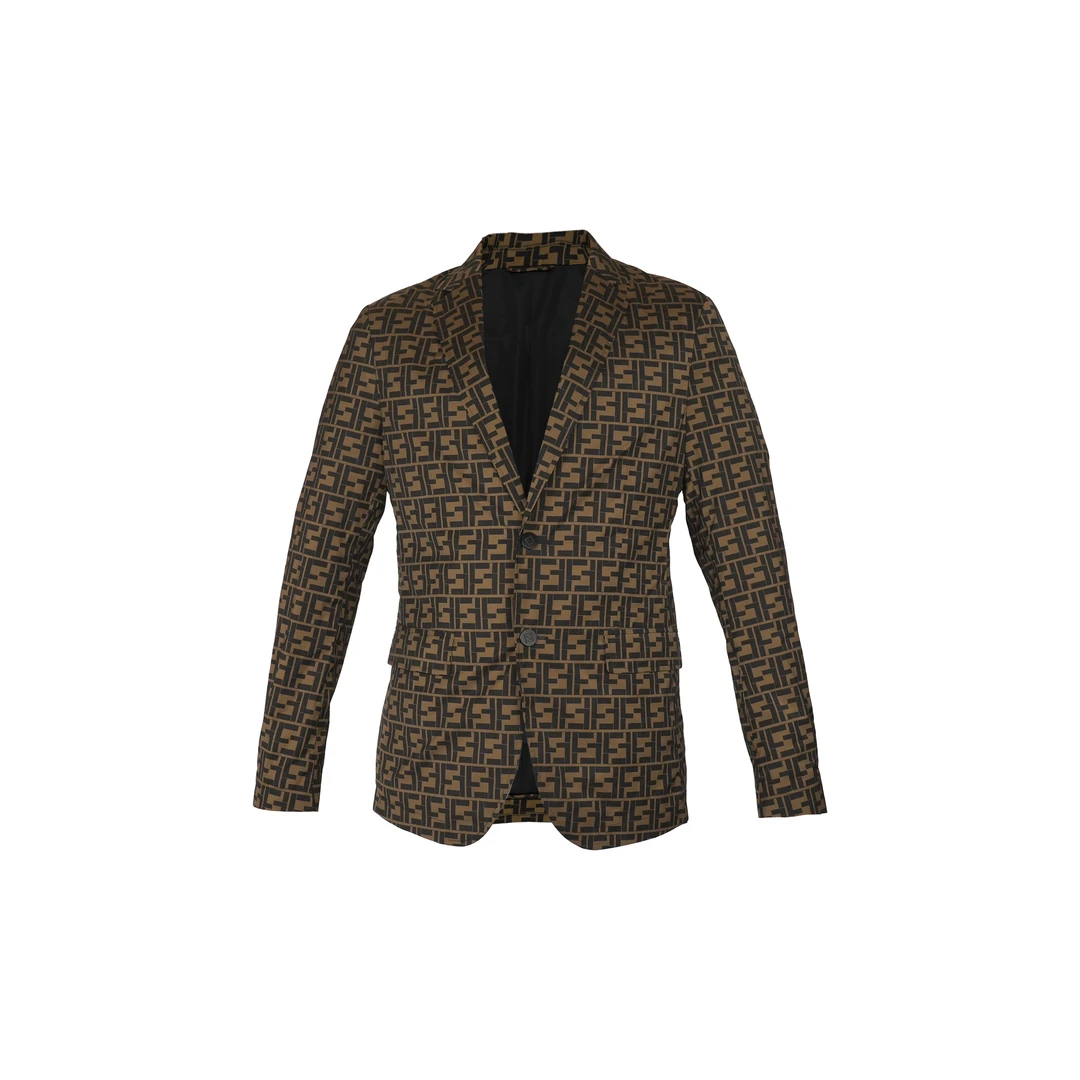 朗尼芬迪2025春季新款男士时尚休闲满印老花便西7317150305