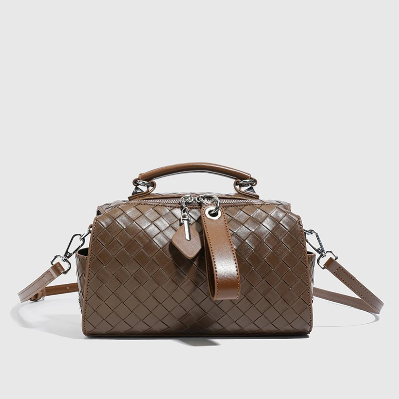 时尚女包单肩斜挎包经典肩包百搭通勤款式女包  9905咖